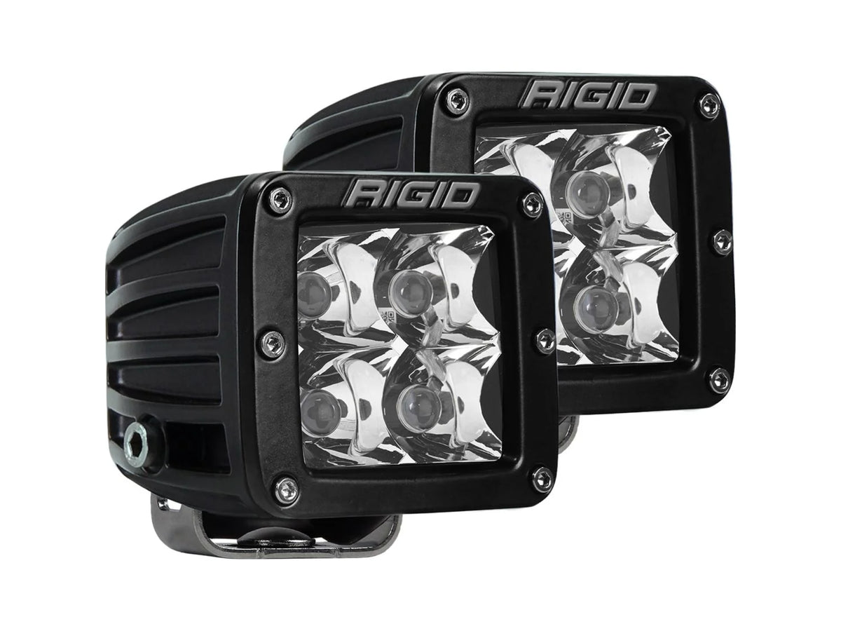 Rigid Industries D-Series PRO Spot Surface Mount Pod Lights (2 Lights)