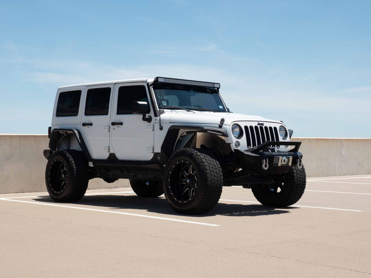 Road Armor Stealth Rear Fender Flares - Texture Black 2007-2018 Jeep Jku