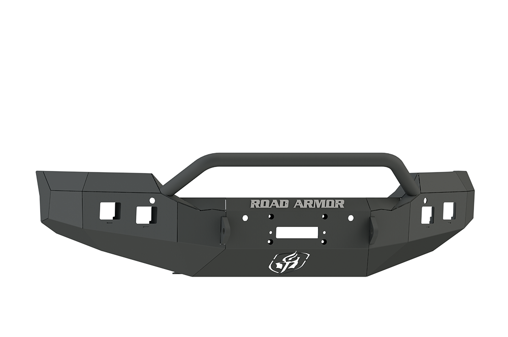 Road Armor Stealth Front Winch Bumper Pre-Runner Guard - Texture Black 2016-2018 GMC 1500