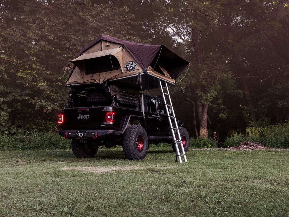 Road Armor Treck 5Ft. Adjustable Bed Rack System | Includes Bracket Kit - Texture Black 2019-2022 Ford Ranger