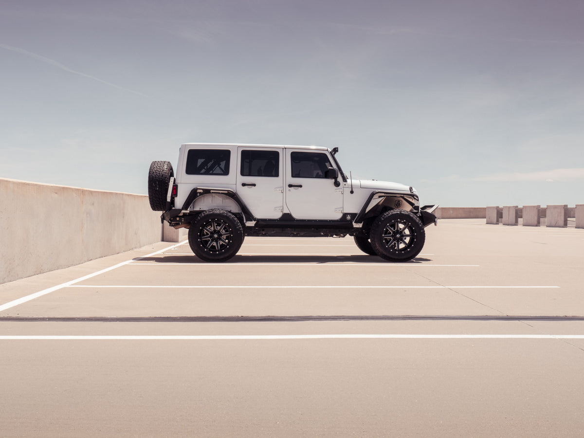 Road Armor Stealth Rear Fender Flares - Texture Black 2007-2018 Jeep Jku