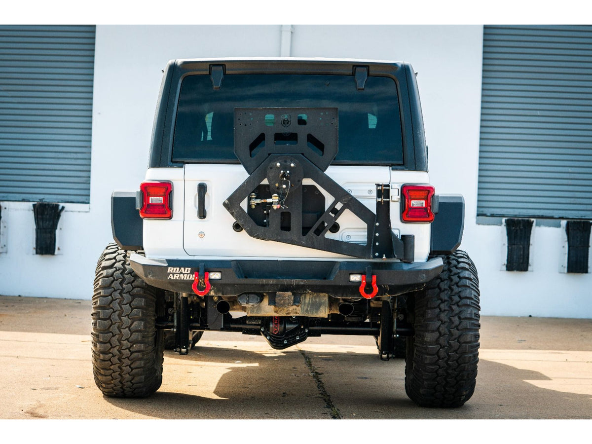 Road Armor Stealth Rear Wide Fender Flares - Texture Black 2018-2023 Jeep JL/JLU