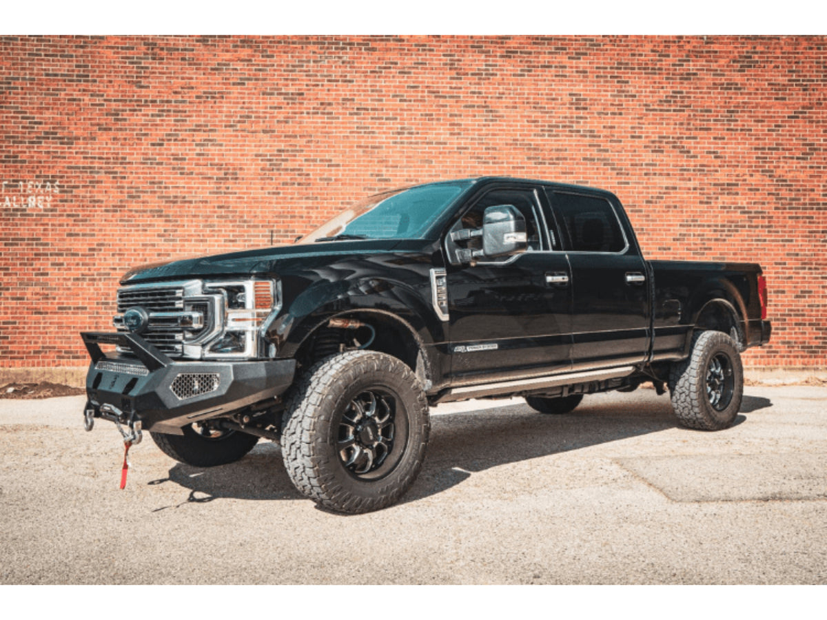 Road Armor Evolution Front Bumper with Sheet Metal Pre-Runner (Black) for 2023-2024 Ford F-250/F-350 Super Duty