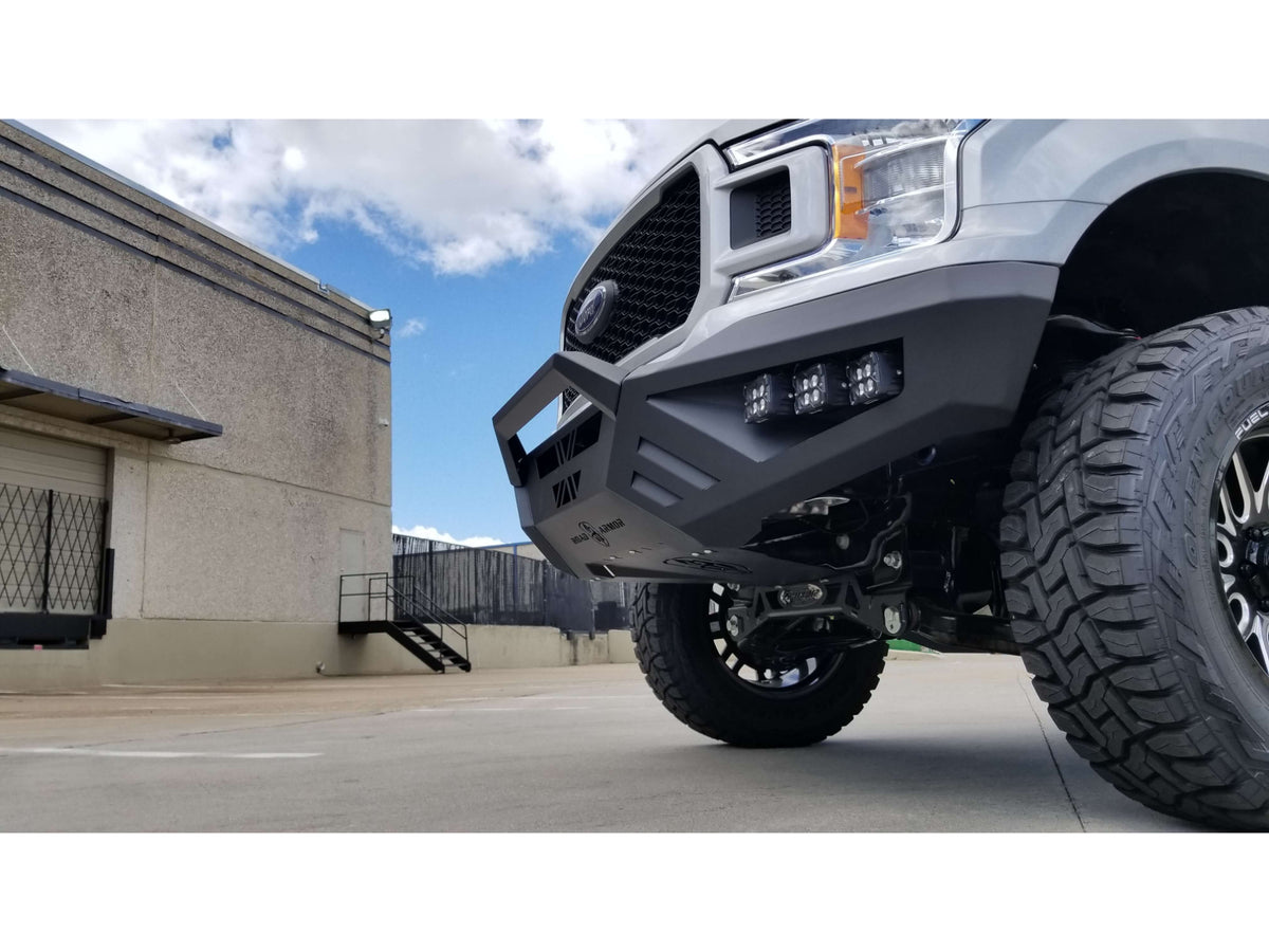 Road Armor Spartan Front Bumper - Texture Black 2018-2020 Ford F-150