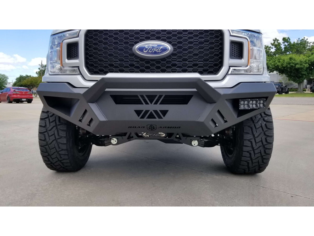Road Armor Spartan Front Bumper - Texture Black 2018-2020 Ford F-150