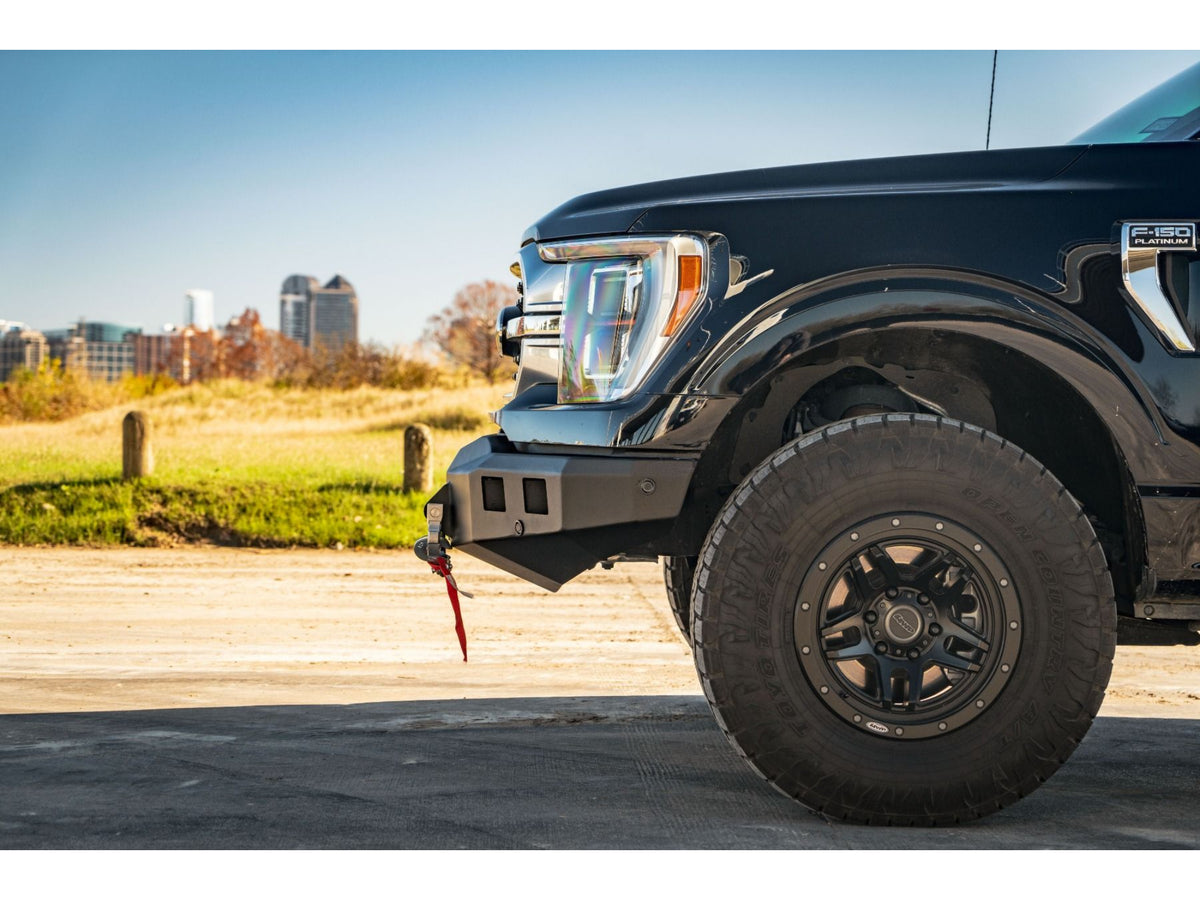 Road Armor Stealth Front Winch Bumper - Texture Black 2021-2023 Ford F-150