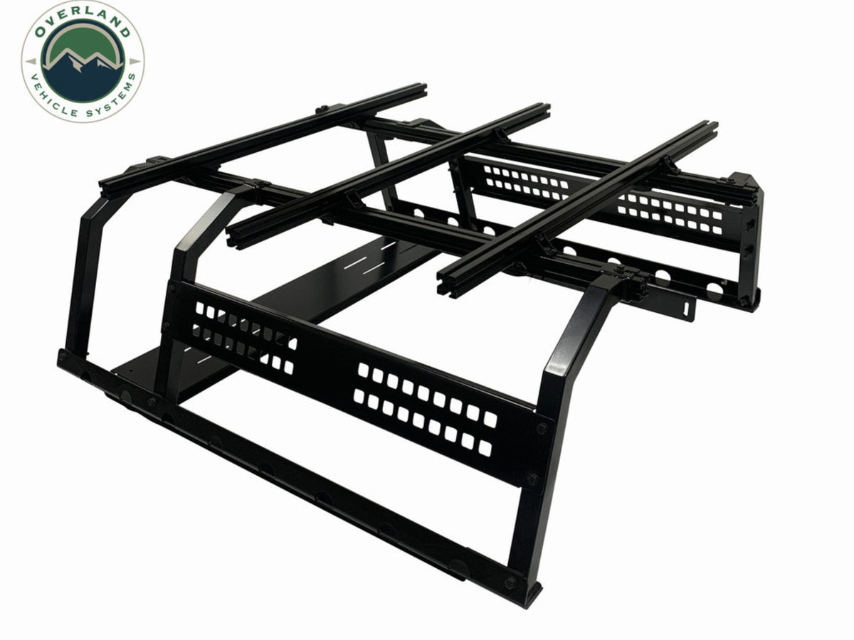 Overland Vehicle Systems Discovery Rack Kit with Side Cargo Plates and Front Cargo Tray System