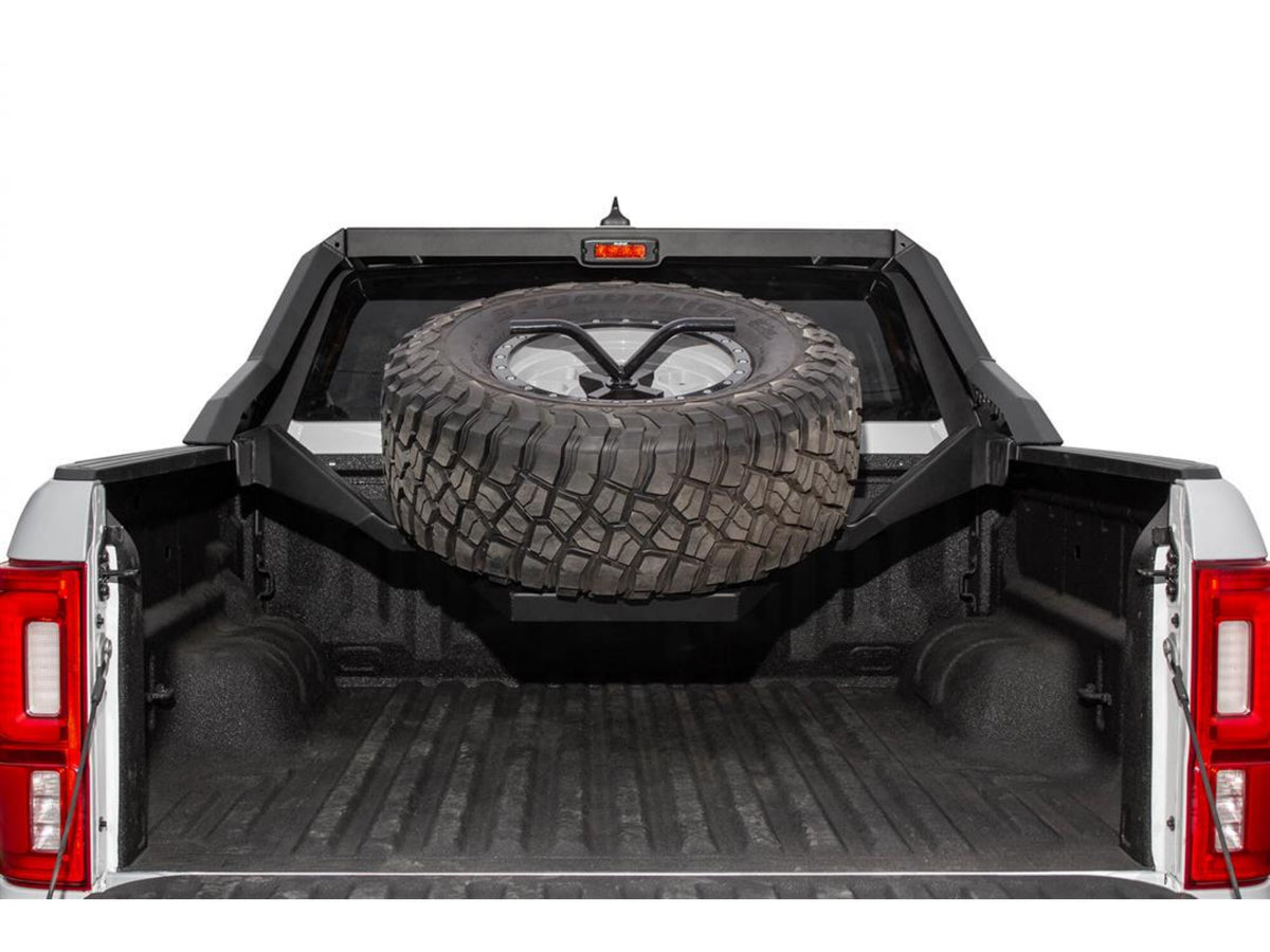 Addictive Desert Designs Ford Ranger HoneyBadger Chase Rack Tire Carrier