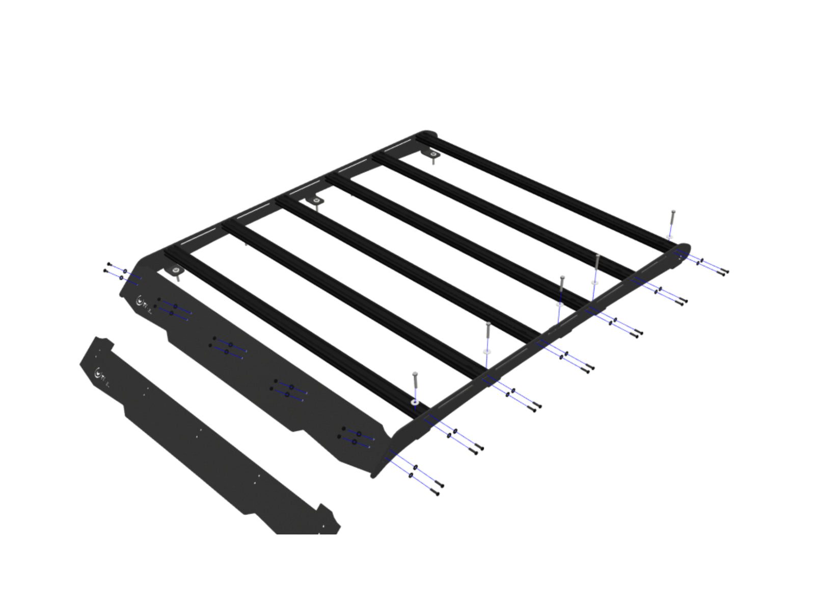 Prinsu Polaris Xpedition Adventure 2 Seat Roof Rack | 2024