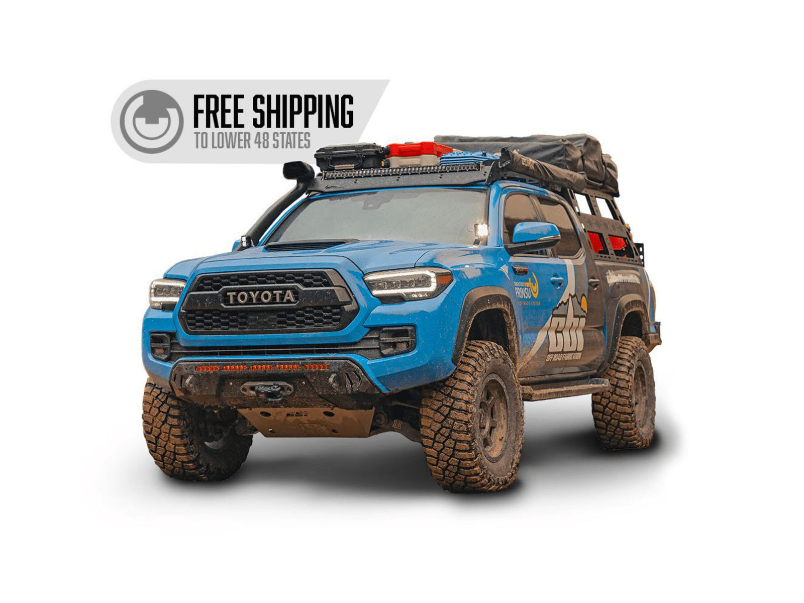 Prinsu Special Edition Toyota Tacoma Cab Rack with Toyota Desert Air Intake Fitment | 2005-2022