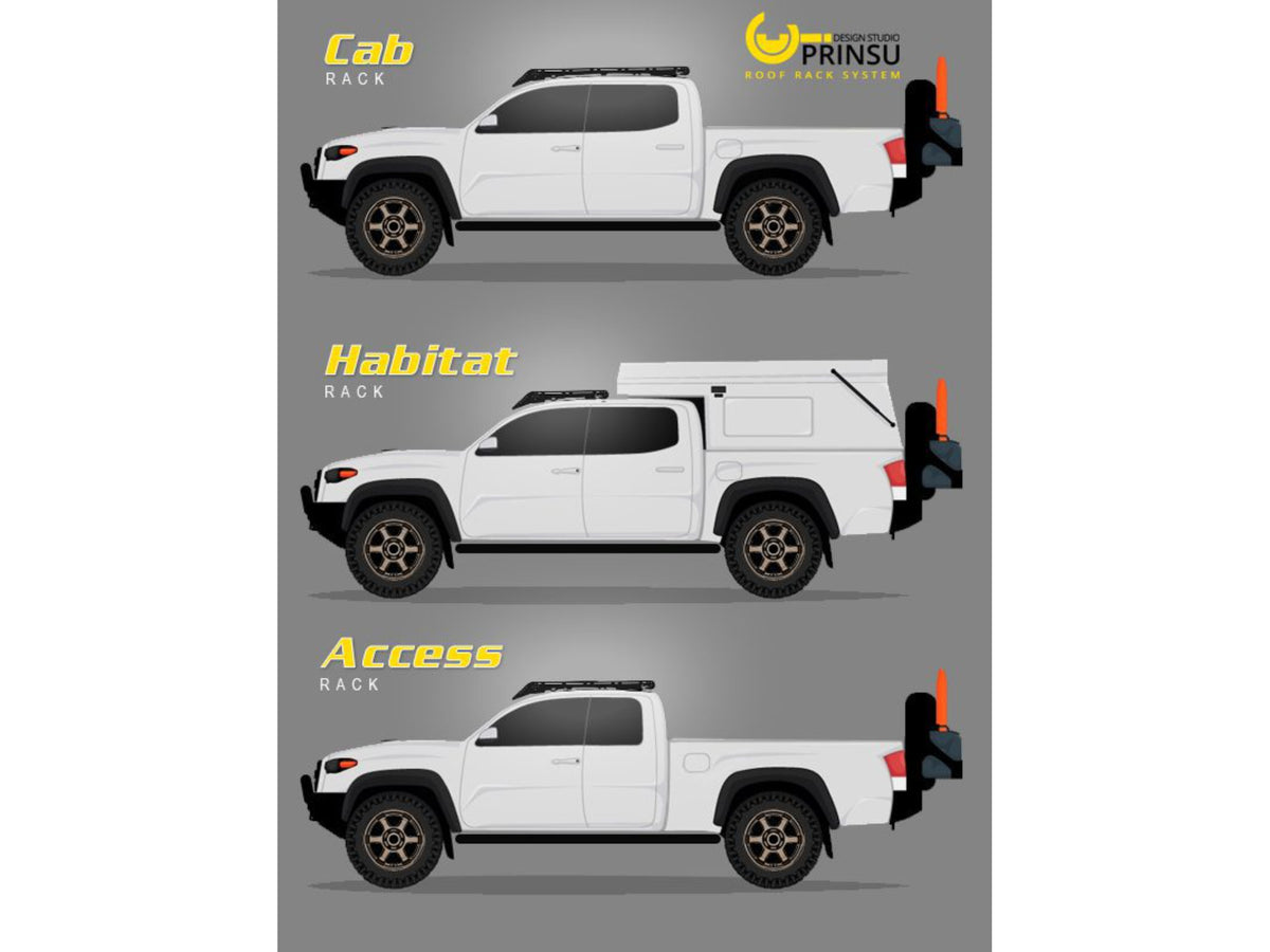 Prinsu Tacoma Top Rack | 1995-2004