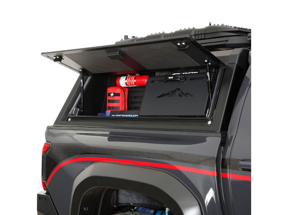 Westin Automotive 2020-2025 Ram 2500 and 3500 Crew Cab Pickup 6.4ft EXP Truck Cap - Matte Black