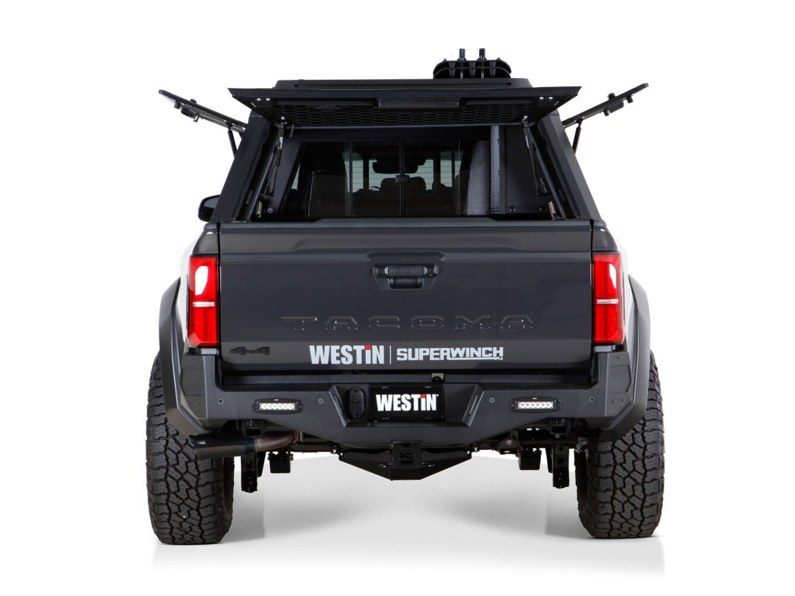 Westin Automotive 2020-2025 Ram 2500 and 3500 Crew Cab Pickup 6.4ft EXP Truck Cap - Matte Black
