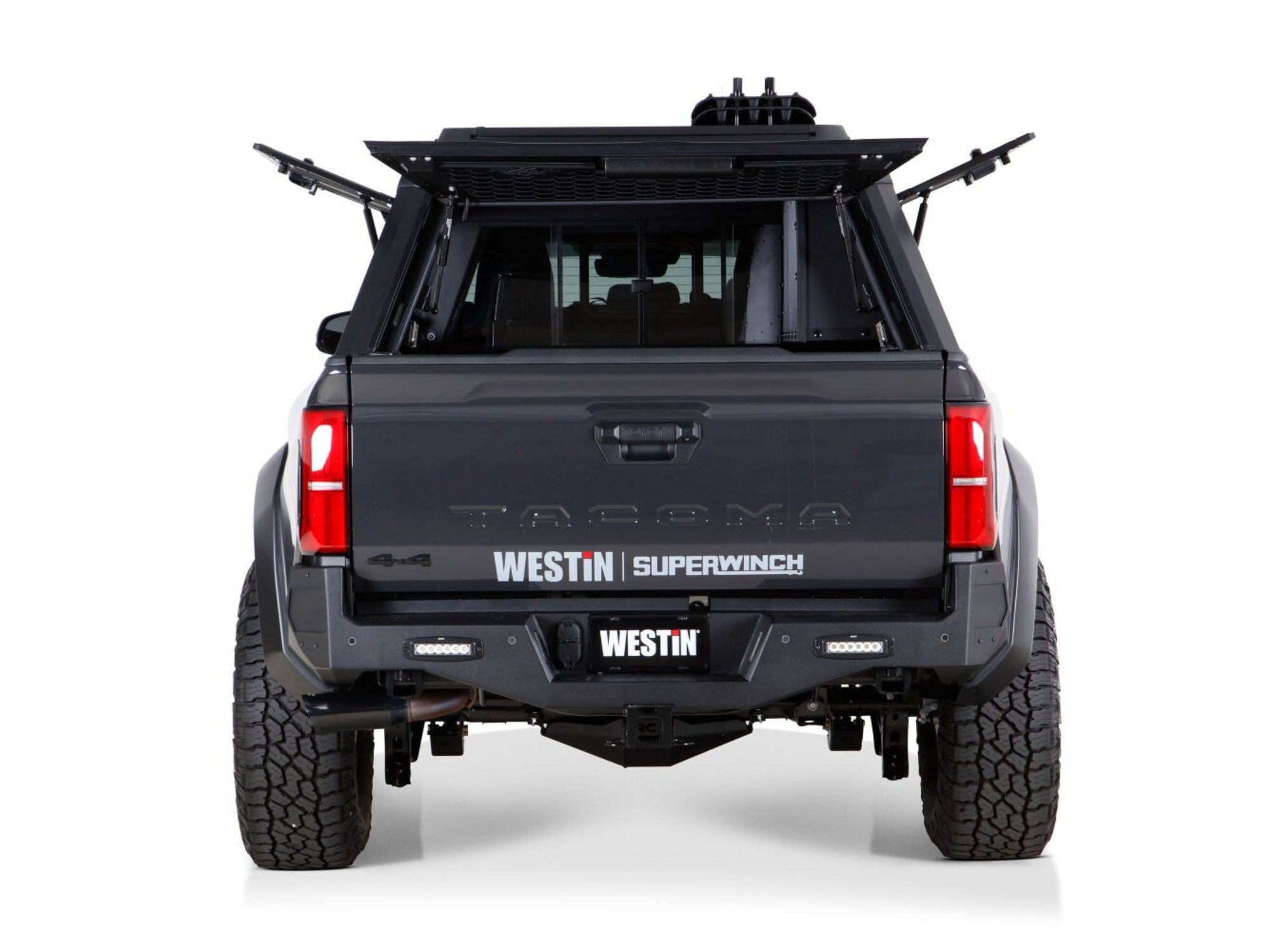 Westin Automotive 2020-2025 Ram 2500 and 3500 Crew Cab Pickup 6.4ft EXP Truck Cap - Matte Black