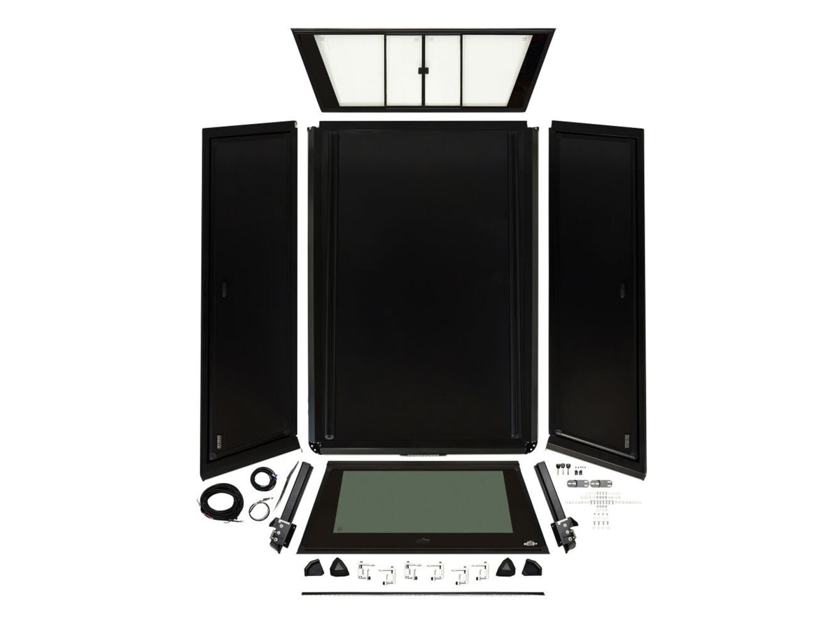 Westin Automotive 2020-2025 Ram 2500 and 3500 Crew Cab Pickup 6.4ft EXP Truck Cap - Matte Black