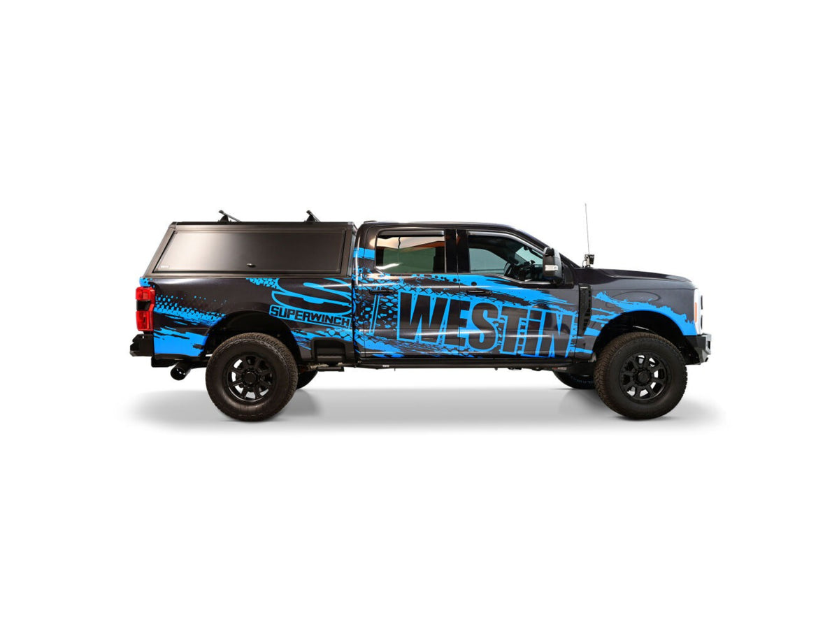 Westin Automotive 2023-2025 Ford F-250 and F-350 Super Duty 6.8ft EXP Truck Cap - Matte Black