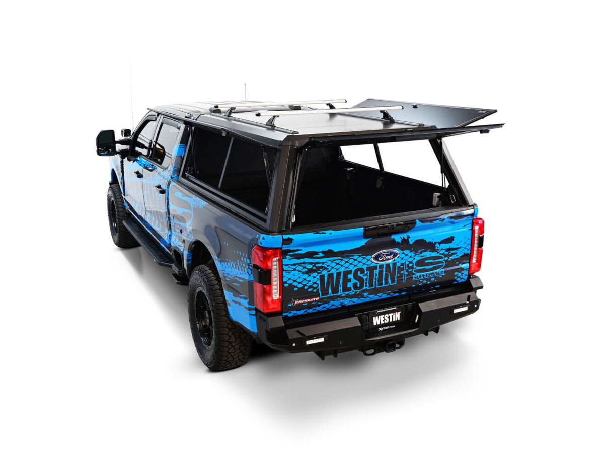 Westin Automotive 2023-2025 Ford F-250 and F-350 Super Duty 6.8ft EXP Truck Cap - Matte Black