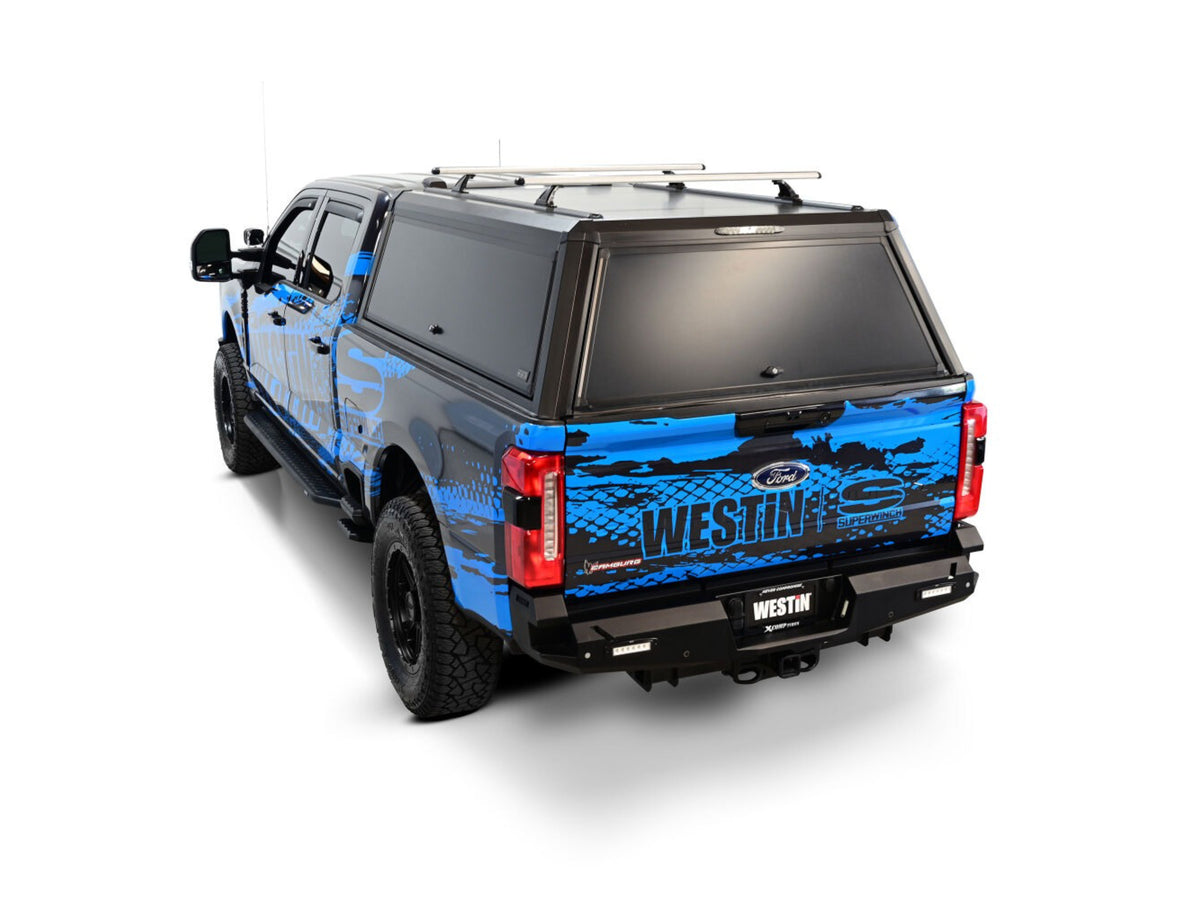 Westin Automotive 2023-2025 Ford F-250 and F-350 Super Duty 6.8ft EXP Truck Cap - Matte Black