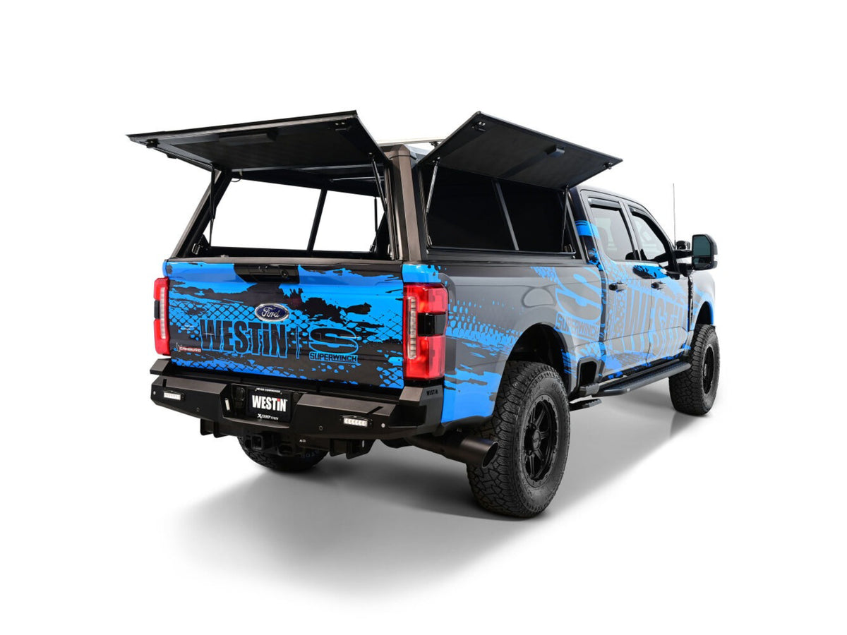 Westin Automotive 2023-2025 Ford F-250 and F-350 Super Duty 6.8ft EXP Truck Cap - Matte Black