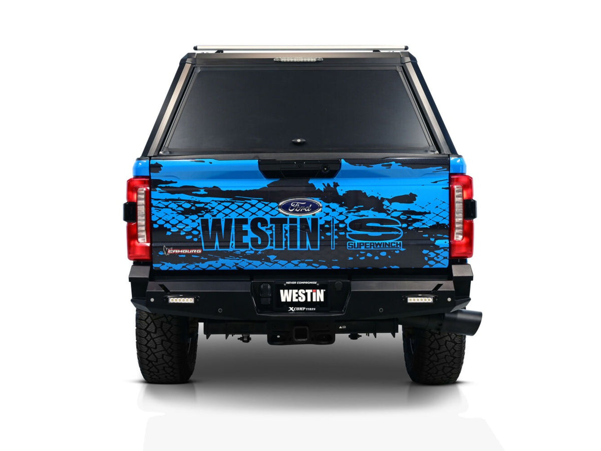 Westin Automotive 2023-2025 Ford F-250 and F-350 Super Duty 6.8ft EXP Truck Cap - Matte Black