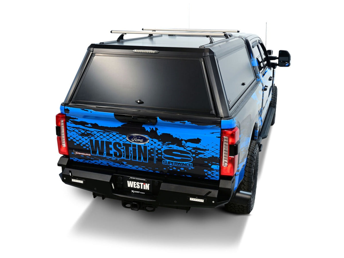 Westin Automotive 2023-2025 Ford F-250 and F-350 Super Duty 6.8ft EXP Truck Cap - Matte Black