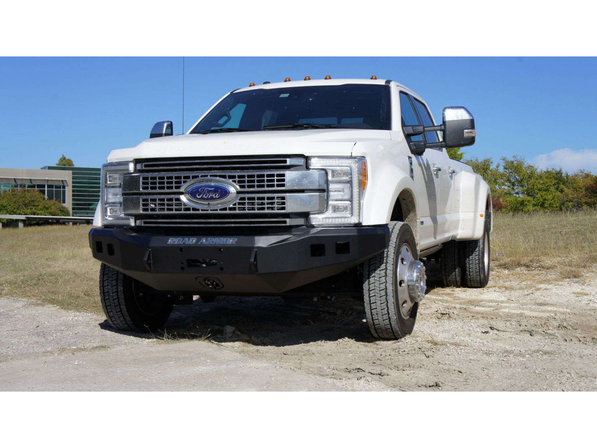 Road Armor Stealth Front Winch Bumper - Texture Black 2017-2022 Ford F-450/F-550