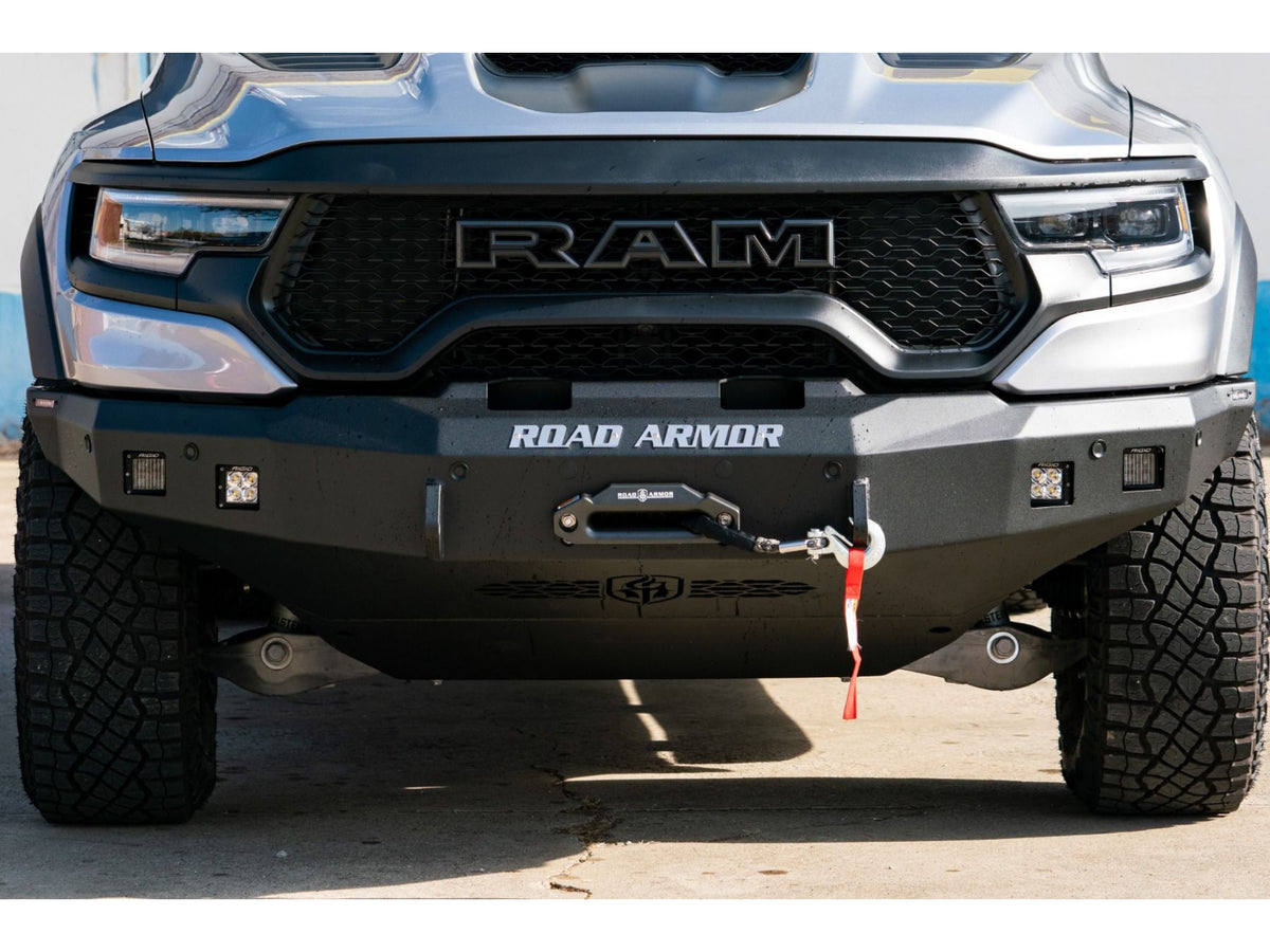 Road Armor Stealth Front Winch Bumper - Texture Black 2021-2024 RAM 1500 TRX