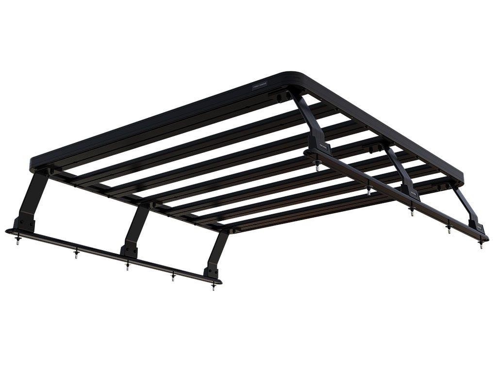 Front Runner Pickup Truck Roll Top with No OEM Track Slimline II Load Bed Rack Kit / 1425(W) x 1358(L) / Tall