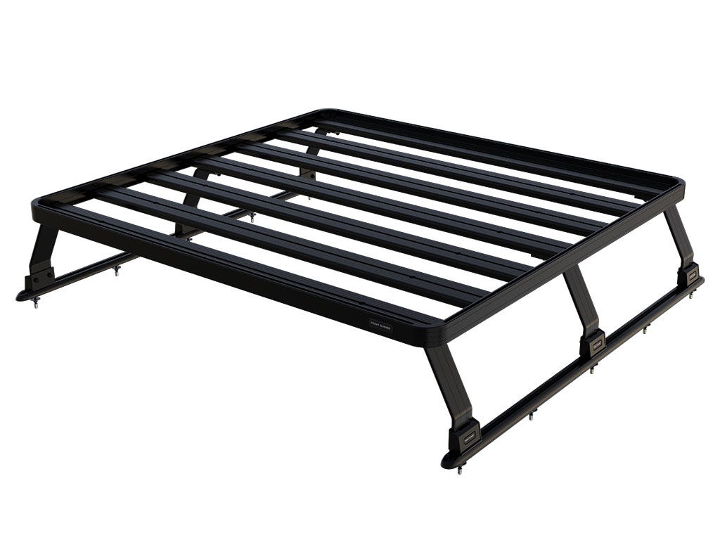 Front Runner Pickup Truck Roll Top with No OEM Track Slimline II Load Bed Rack Kit / 1425(W) x 1358(L) / Tall