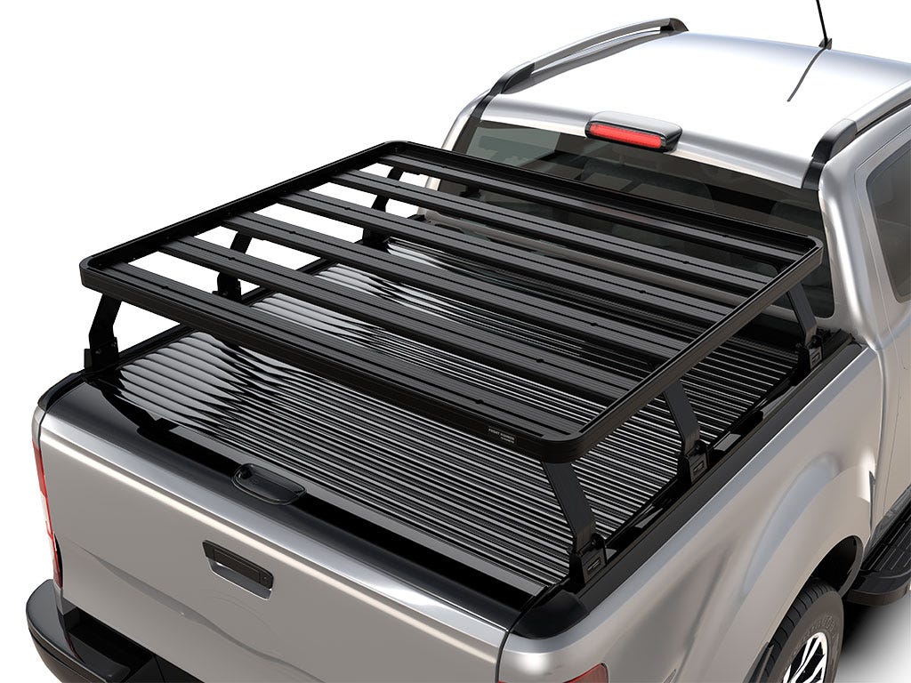 Front Runner Pickup Truck Roll Top with No OEM Track Slimline II Load Bed Rack Kit / 1425(W) x 1156(L) / Tall