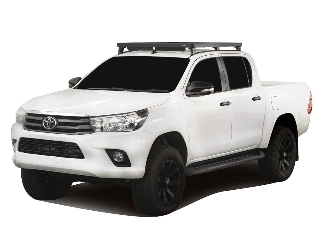 Front Runner Toyota Hilux Revo DC (2016-Current) Track AND Feet Slimline II Roof Rack Kit