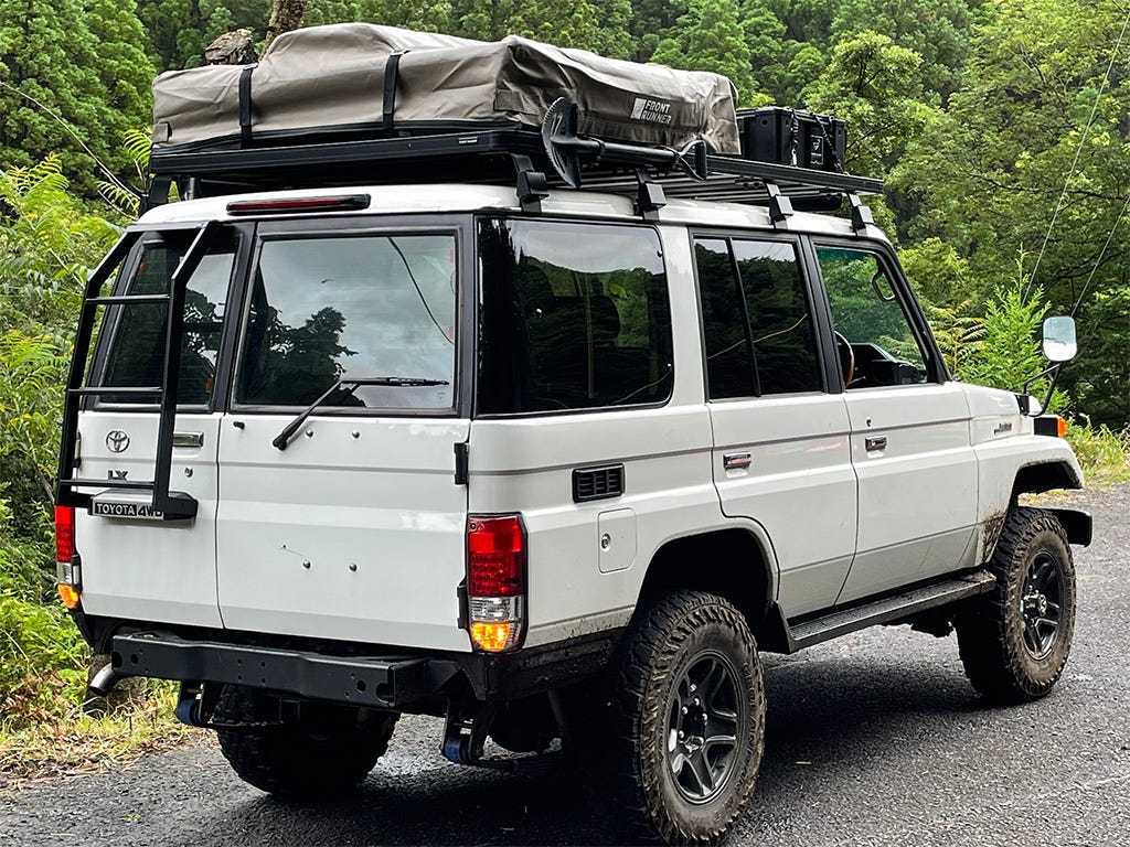 Front Runner Toyota Land Cruiser 76 Slimline II 3/4 Roof Rack Kit