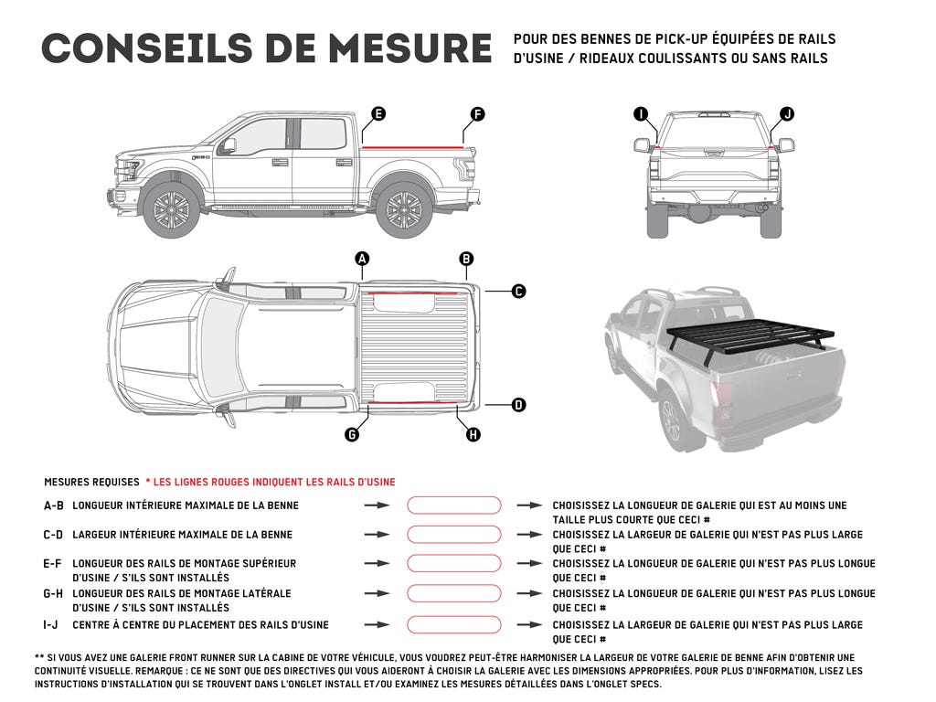 Front Runner Pickup Truck Slimline II Load Bed Kit / 1345(W) x 1358(L)