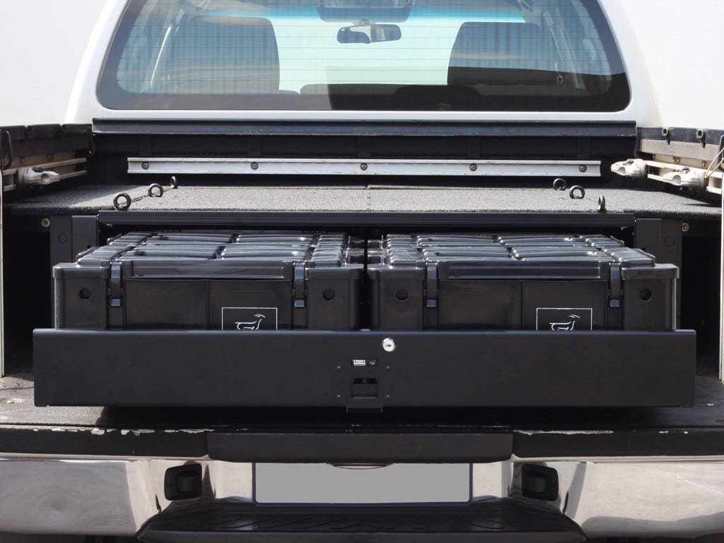 Front Runner Nissan Navara D40 DC Wolf Pack Drawer Kit