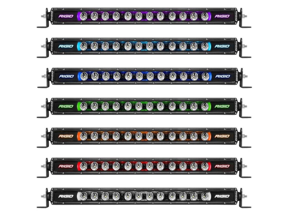 2 x Rigid Industries Radiance+ SR-Series 10 Inch RGBW Lightbar (2 Light Bars)