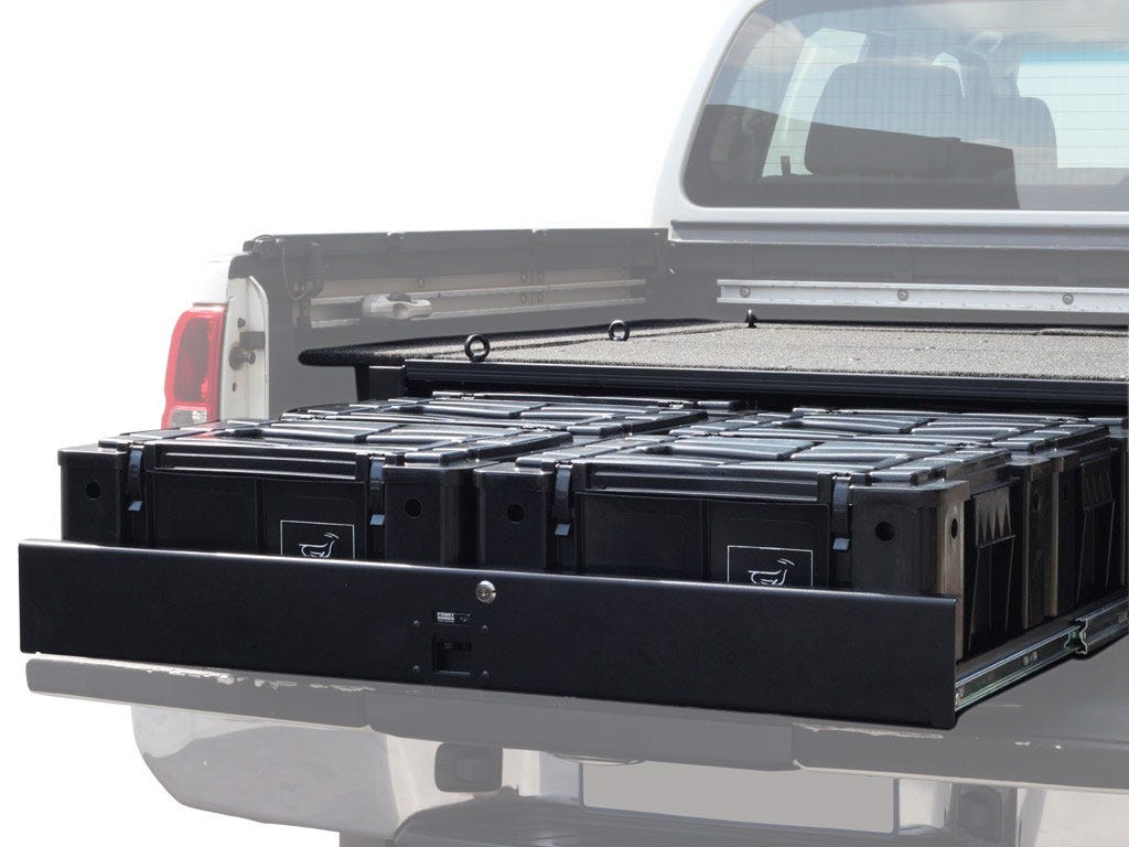 Front Runner Nissan Navara D40 DC Wolf Pack Drawer Kit